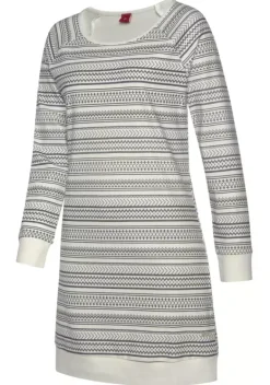 Nachhaltige Nachtwasche|s.Oliver Nachthemd Ecru