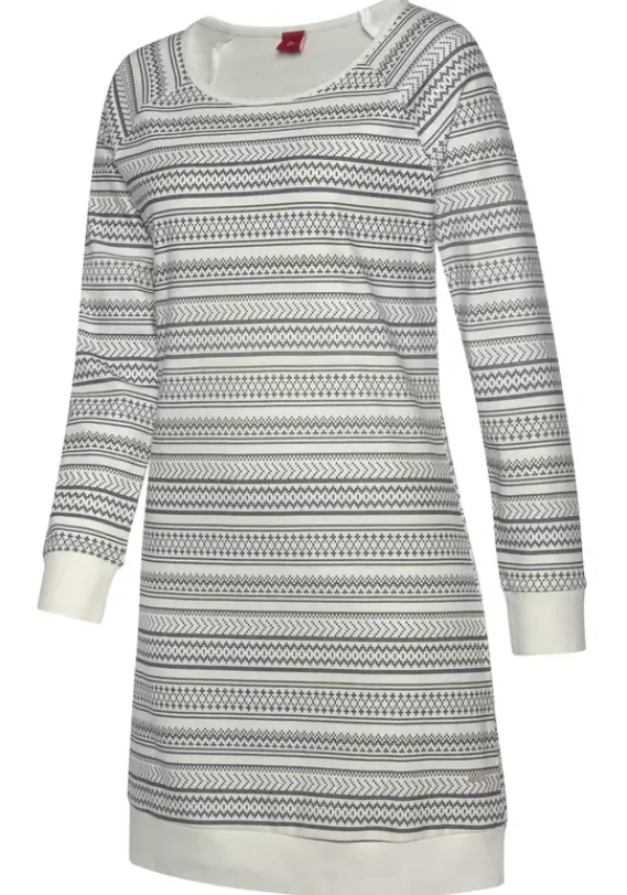 Nachhaltige Nachtwasche|s.Oliver Nachthemd Ecru