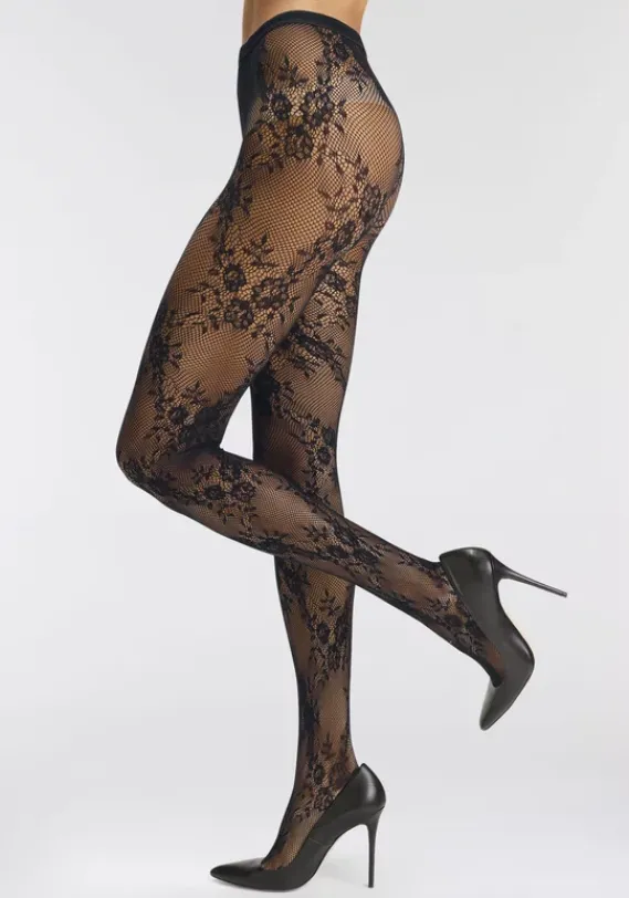 Strumpfhosen|Buffalo Netzstrumpfhose Schwarz