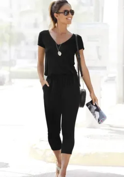 Overalls|LASCANA 7/8-Overall Schwarz