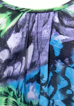 Tankinis|LASCANA Oversize-Tankini Schwarz-Grun