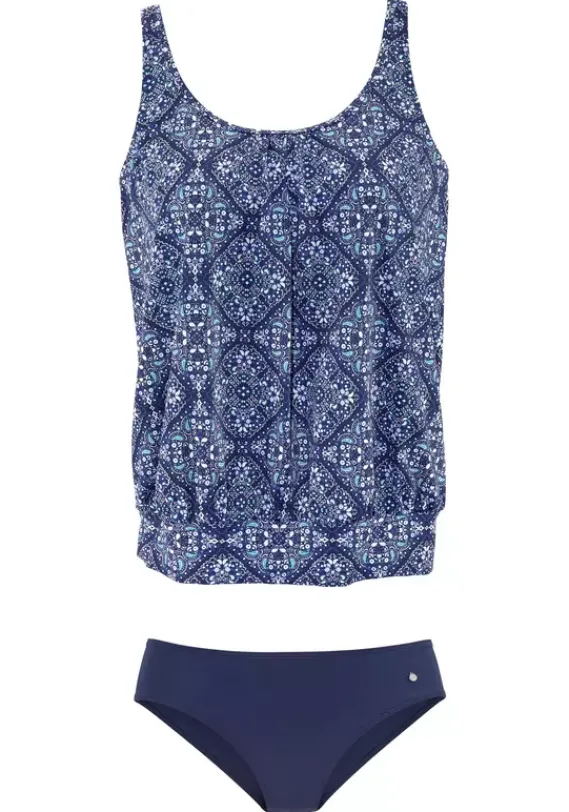 Tankinis|s.Oliver Oversize-Tankini"Navajo" Marine-Bedruckt