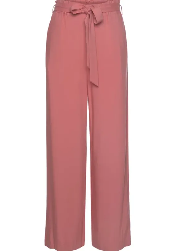 Lange Hosen|LASCANA Palazzohose Koralle