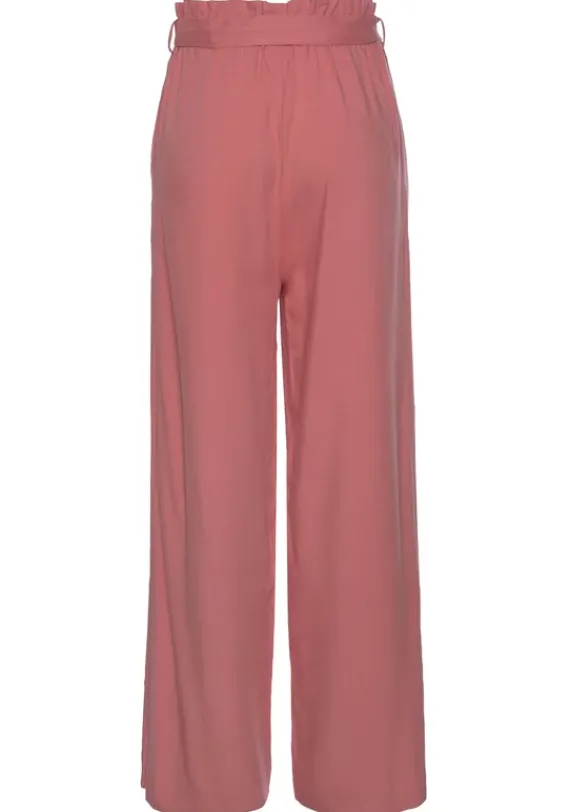 Lange Hosen|LASCANA Palazzohose Koralle