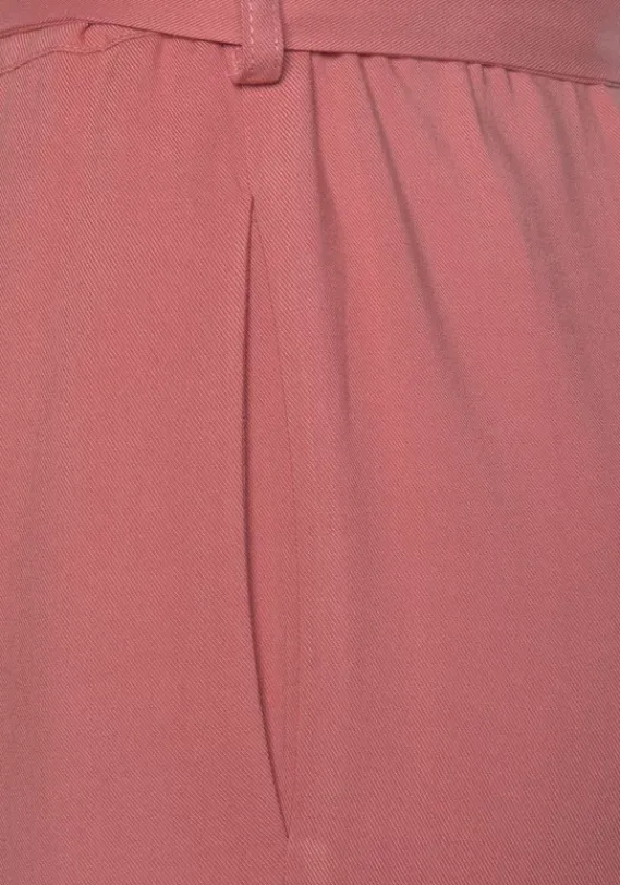 Lange Hosen|LASCANA Palazzohose Koralle