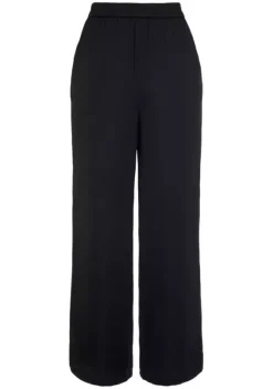 Lange Hosen|LASCANA Palazzohose Schwarz