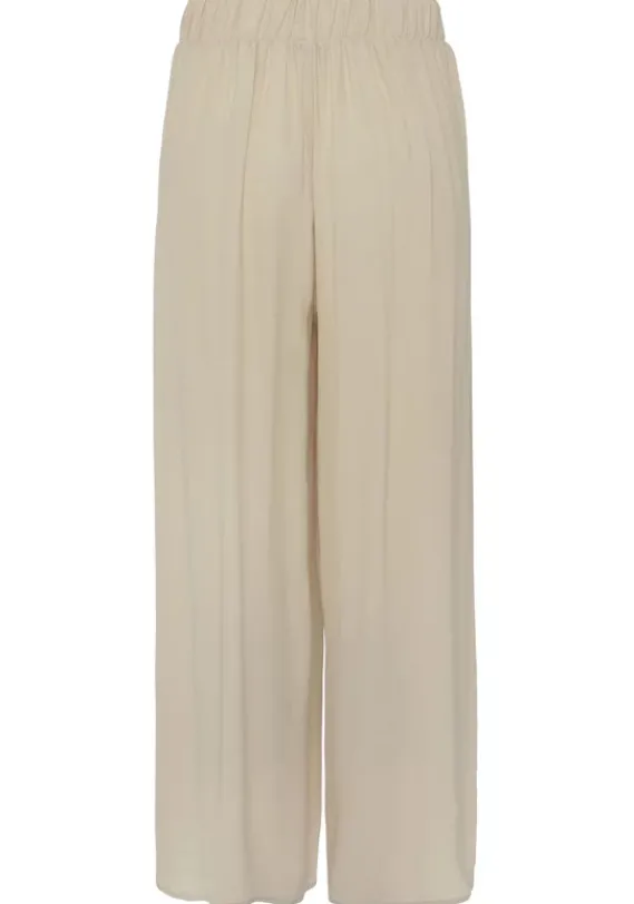 Lange Hosen|LASCANA Palazzohose Sand