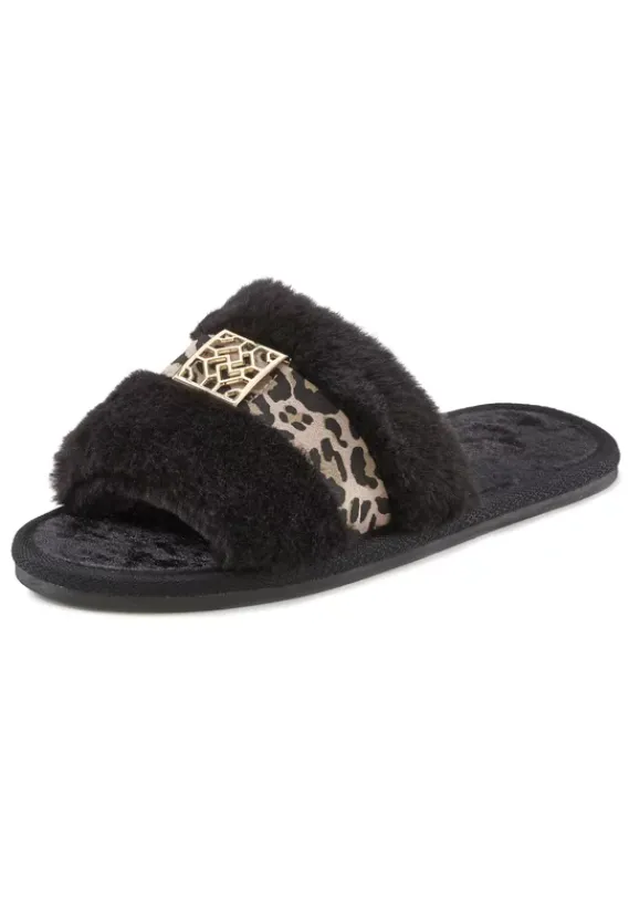 Vivance Hausschuhe<Pantolette"Hausschuh, Plusch Hausschuhe"