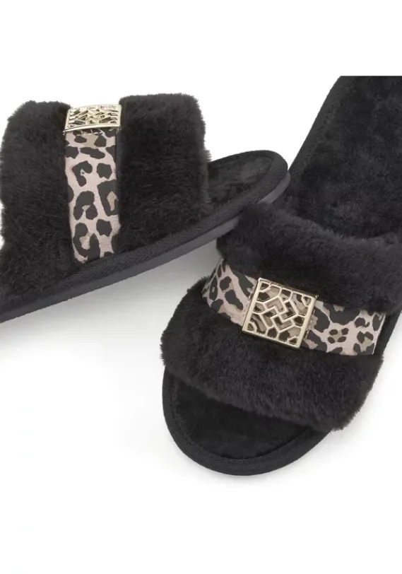 Vivance Hausschuhe<Pantolette"Hausschuh, Plusch Hausschuhe"