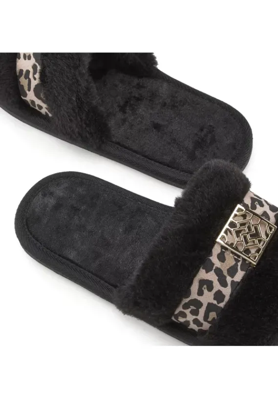 Vivance Hausschuhe<Pantolette"Hausschuh, Plusch Hausschuhe"