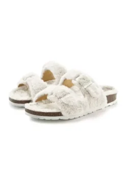 Vivance Hausschuhe<Pantolette"Hausschuh, Plusch Hausschuhe"