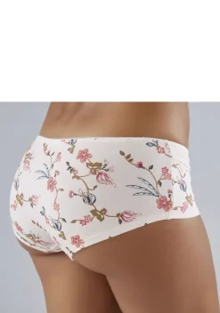 Nachhaltige Dessous & Wasche|petite fleur Panty Puder+Puder-Bedruckt