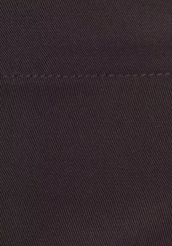 Lange Hosen|LASCANA Paperbag-Hose Aubergine-Washed