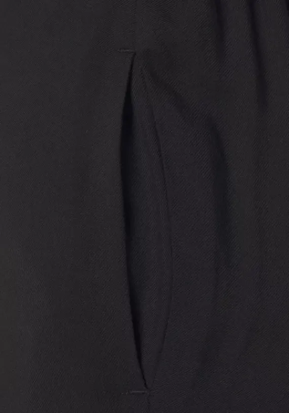 Lange Hosen|LASCANA Paperbag-Hose Schwarz