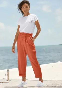 LASCANA Lange Hosen<Paperbag-Hose