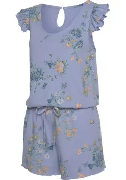 Overalls|Vivance Dreams Playsuit Lavendel-Allover-Geblumt