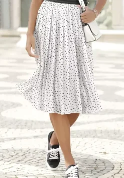 LASCANA Rocke<Plisseerock