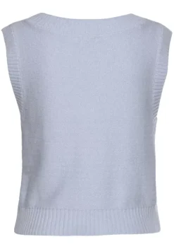 Pullover|Buffalo Pullunder Hellblau