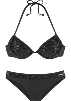 Push-Up-Bikinis|Bruno Banani Push-Up-Bikini"Lilith" Schwarz