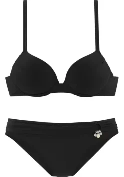 Push-Up-Bikinis|s.Oliver Push-Up-Bikini"Tonia" Schwarz