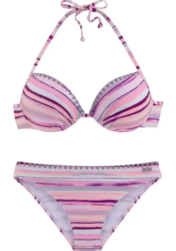 Venice Beach Kleine Cups<Push-Up-Bikini"Violet"
