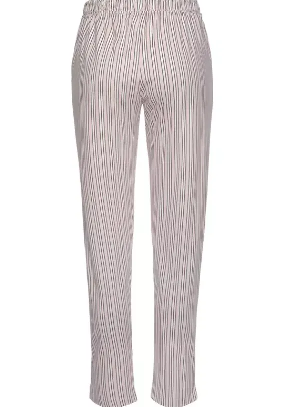 Nachhaltige Nachtwasche|s.Oliver Pyjamahose Blassrosa-Gestreift