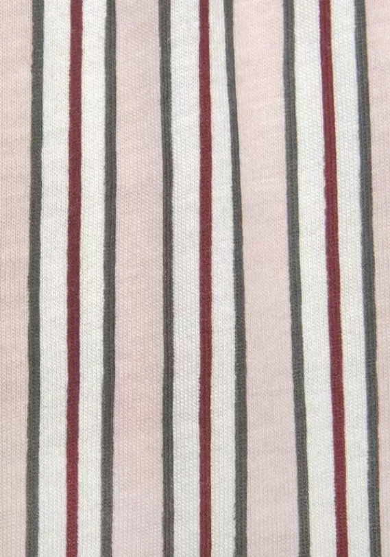 Nachhaltige Nachtwasche|s.Oliver Pyjamahose Blassrosa-Gestreift