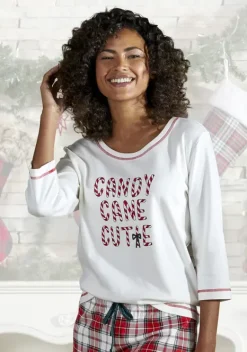 LASCANA Nachhaltige Nachtwasche<Pyjamaoberteil