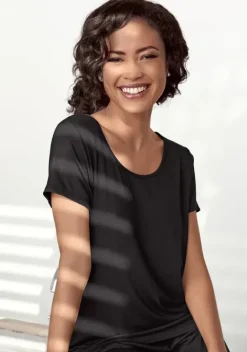 LASCANA Nachhaltige Nachtwasche<Pyjamaoberteil