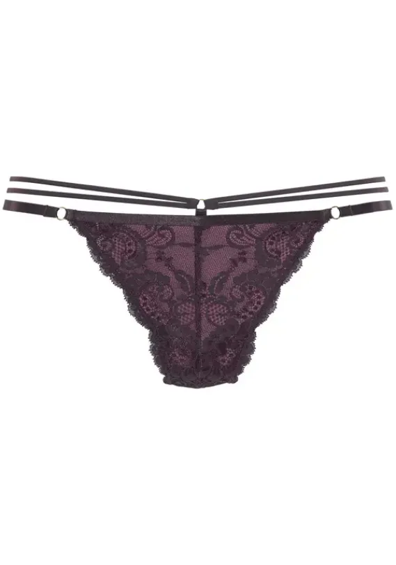 Dessous|LASCANA Rioslip Dunkellila