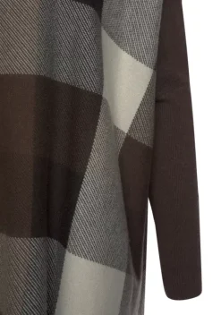 Pullover|LASCANA Rollkragenpullover Braun-Kariert