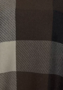 Pullover|LASCANA Rollkragenpullover Braun-Kariert