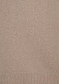 Pullover|LASCANA Rundhalspullover Camelfarben