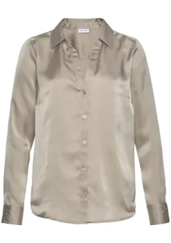 LASCANA Blusen<Satinbluse