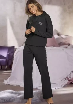 Nachhaltige Nachtwasche|s.Oliver Schlafshorts Schwarz