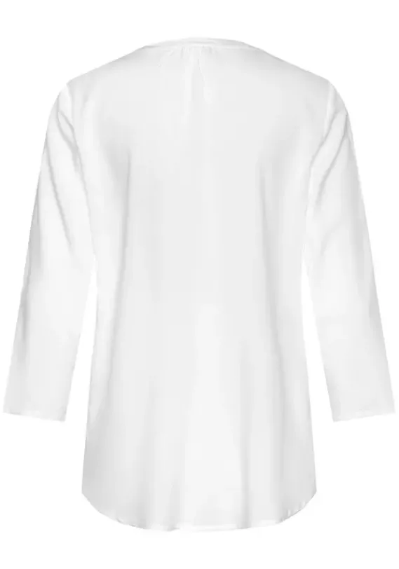 Blusen|LASCANA Schlupfbluse Weis