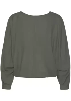 Blusen|Vivance Schlupfbluse Khaki