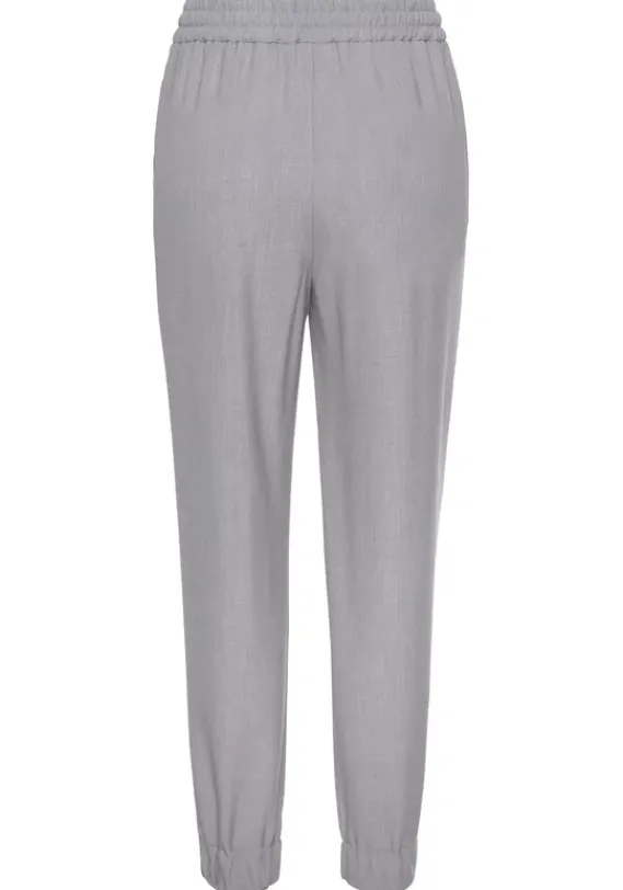 Lange Hosen|LASCANA Schlupfhose Grau