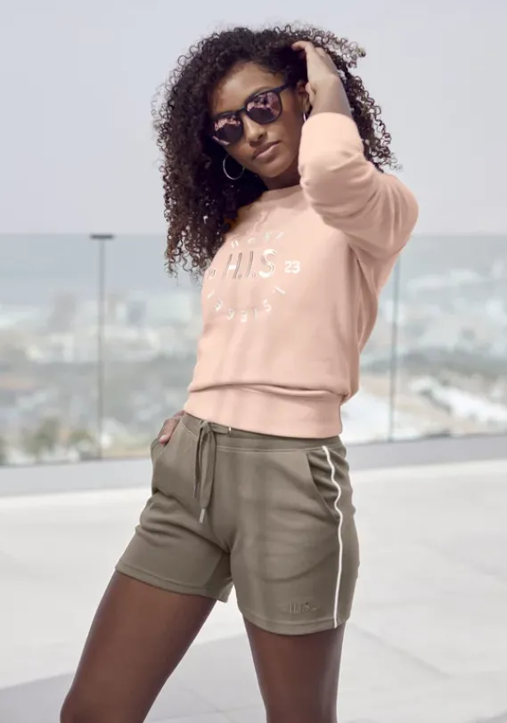 Shorts|H.I.S Shorts Camelfarben