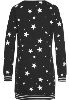 Vivance Dreams Nachthemden<Sleepshirt"Wb#Ot4-9Sd8012021-Vd Sternedruck"
