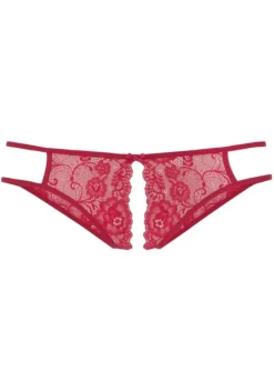 Slips|petite fleur gold Slip-Ouvert Rot