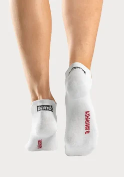 Socken|Bench. Sneakersocken 2X Rot, 2X Weis, 2X Schwarz