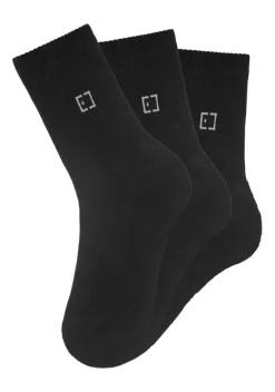 Socken|Elbsand Socken 3X Schwarz