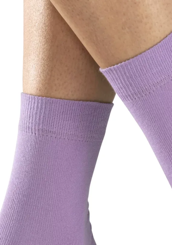 Socken|H.I.S Socken 1X Flieder, 1X Pink, 1X Blau, 1X Bordeaux