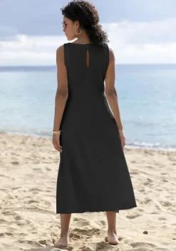 Strandkleider|Beachtime Sommerkleid Schwarz