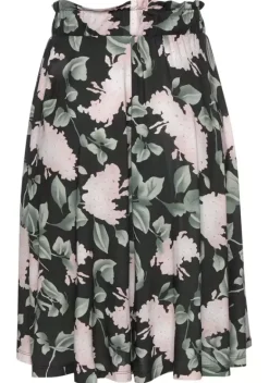 Rocke|Buffalo Sommerrock Schwarz-Rosa-Bedruckt