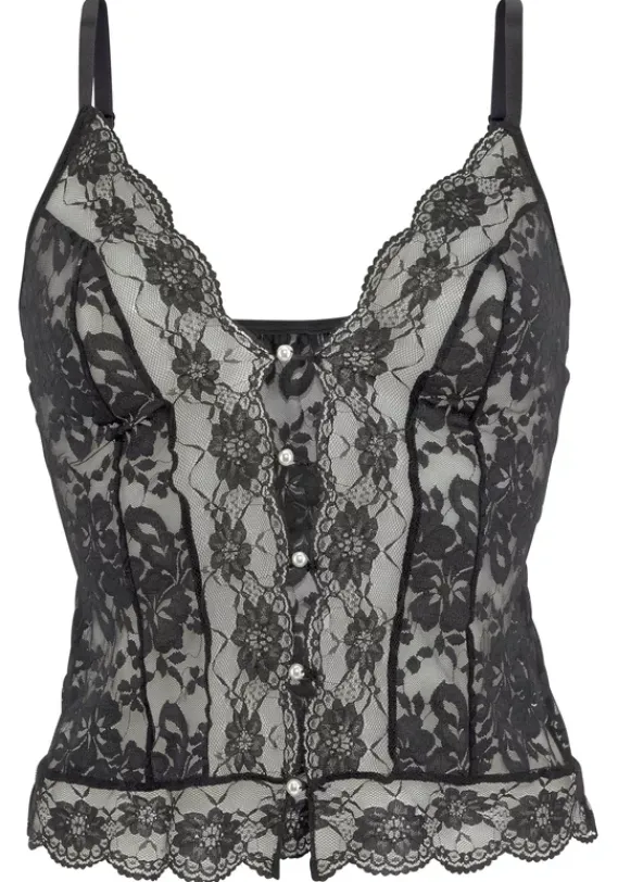 petite fleur gold Tops & Hemdchen<Spitzentop