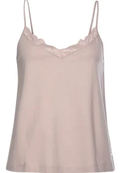 Damenshirts|LASCANA Spitzentop Altrosa