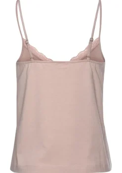 Damenshirts|LASCANA Spitzentop Altrosa