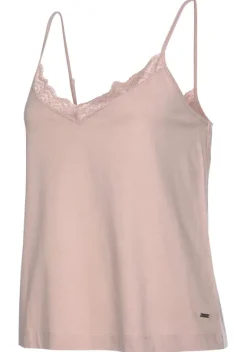 Damenshirts|LASCANA Spitzentop Altrosa